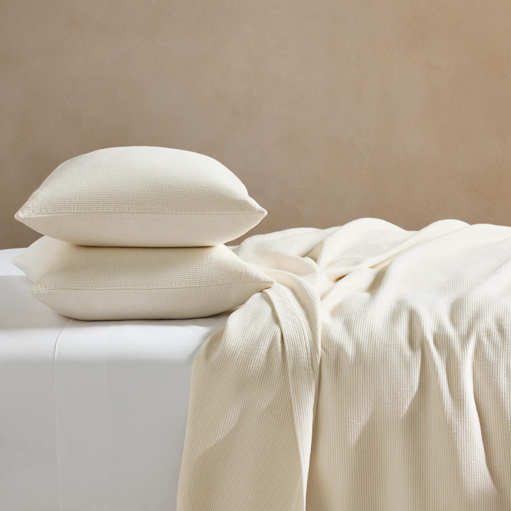 Ribbed Matelasse Sham Set - Last Call