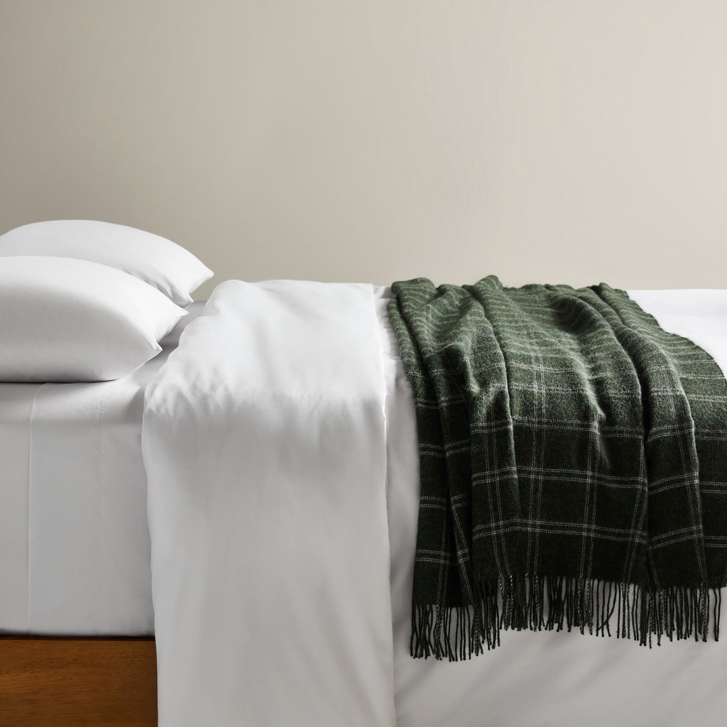 Alpaca Windowpane Throw Blanket - Last Call