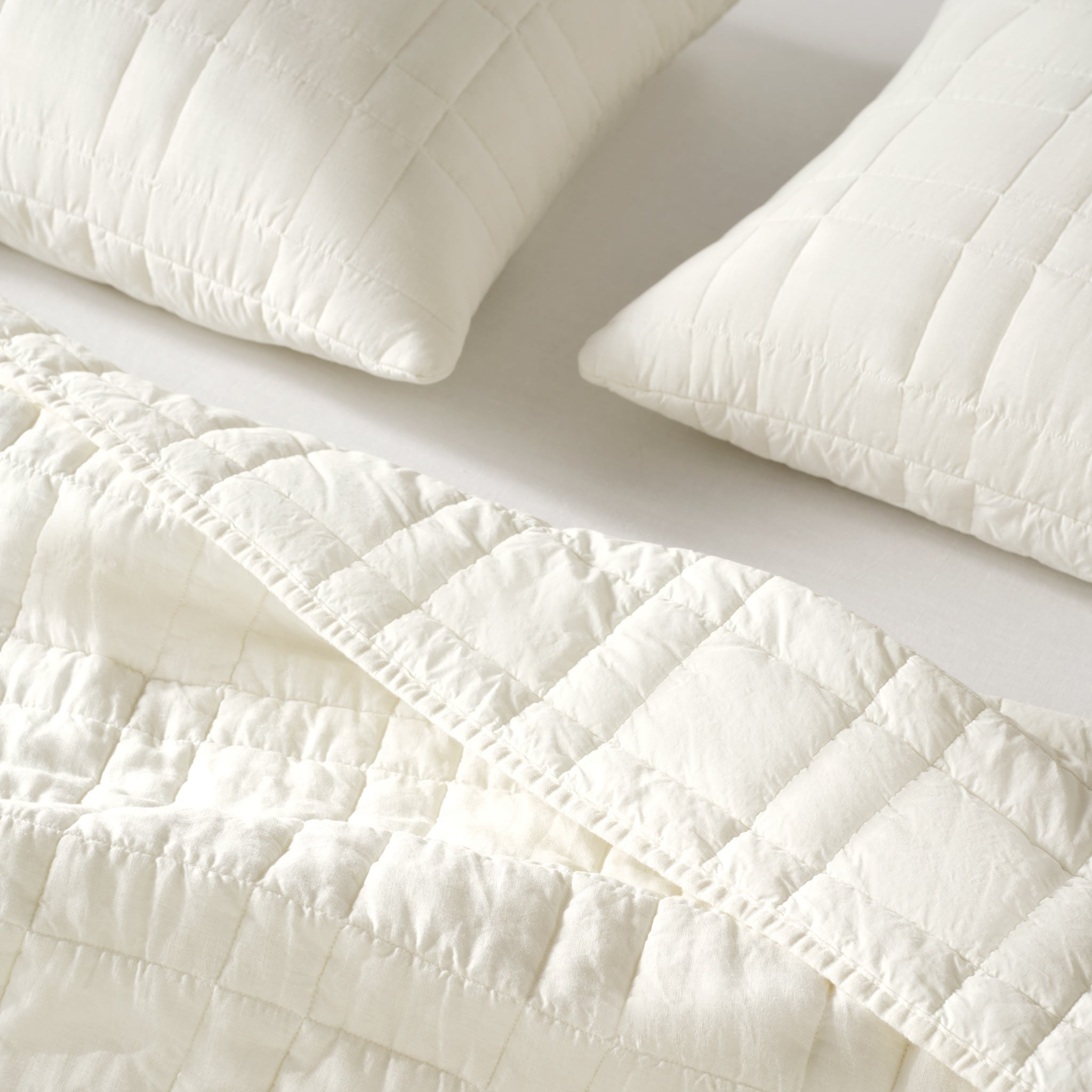 Washed European Linen Quilt