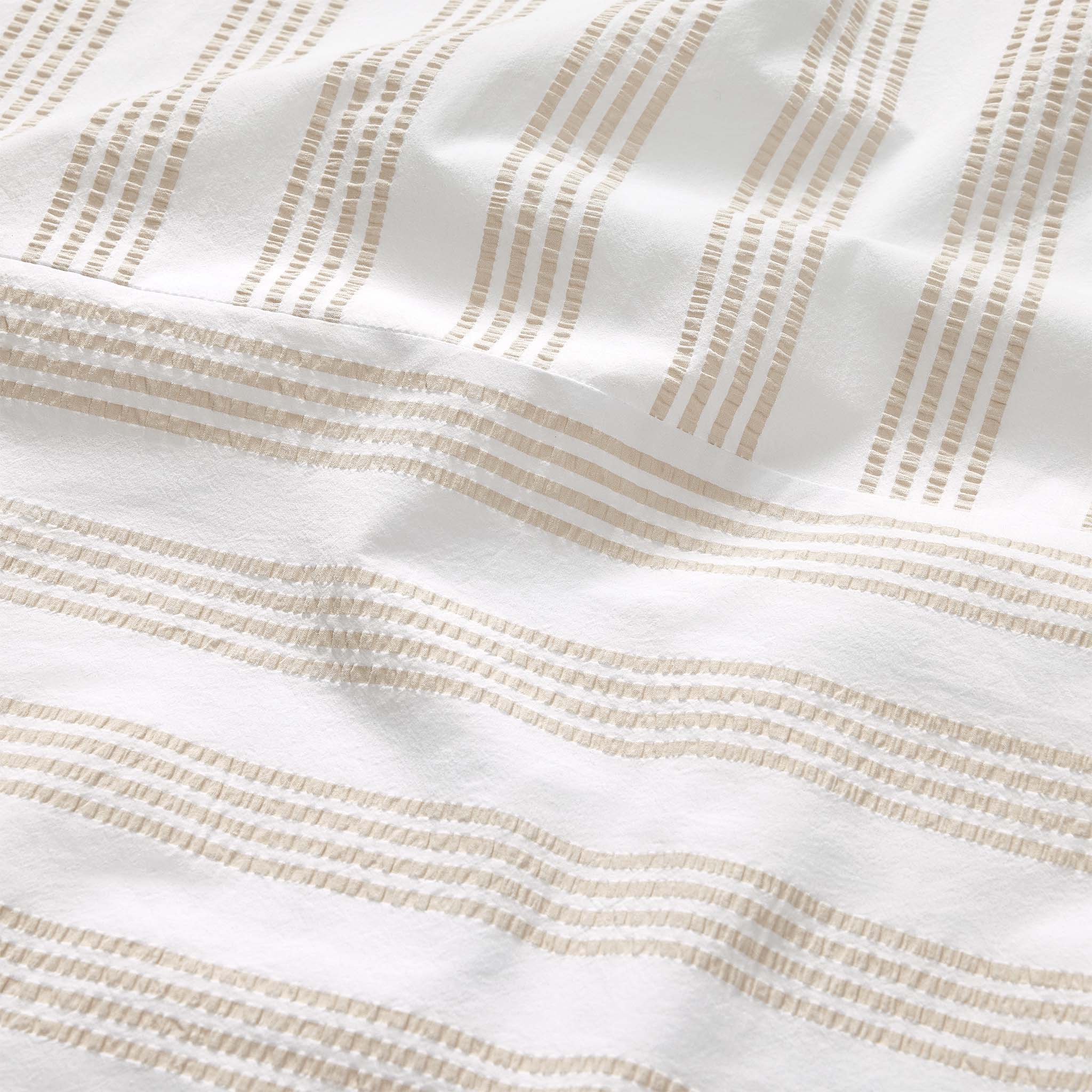 Seersucker Classic Percale Duvet Set