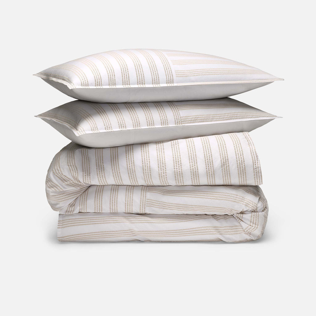 Seersucker Classic Percale Duvet Set