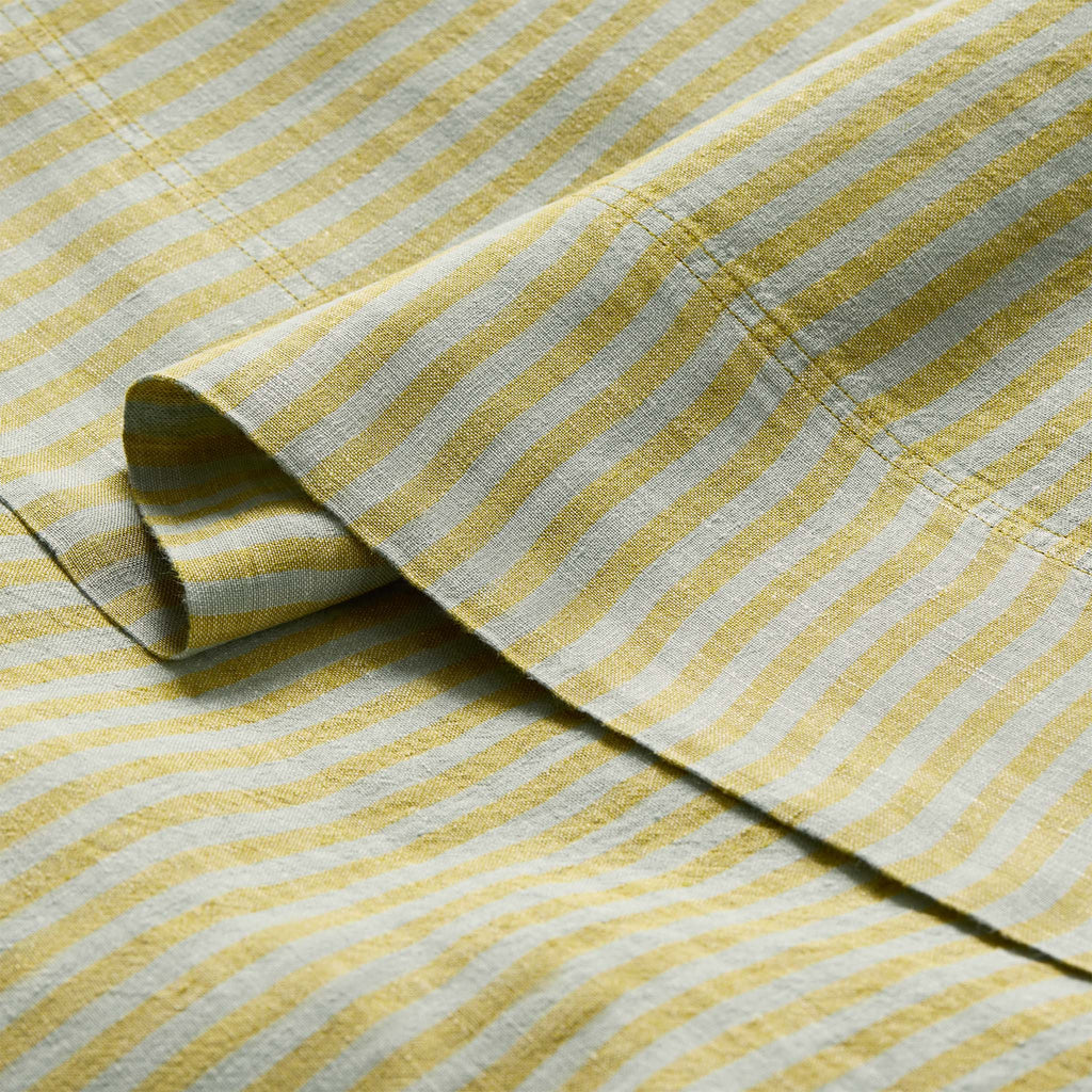 Set of 2 Washed European Linen Core Sheet Set Bundle