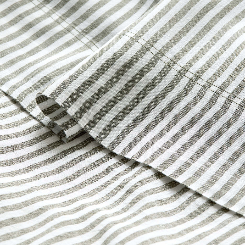 Set of 2 Washed European Linen Core Sheet Set Bundle