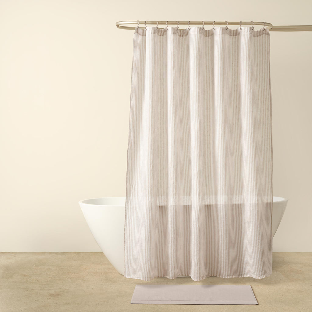 Linen Shower Curtain