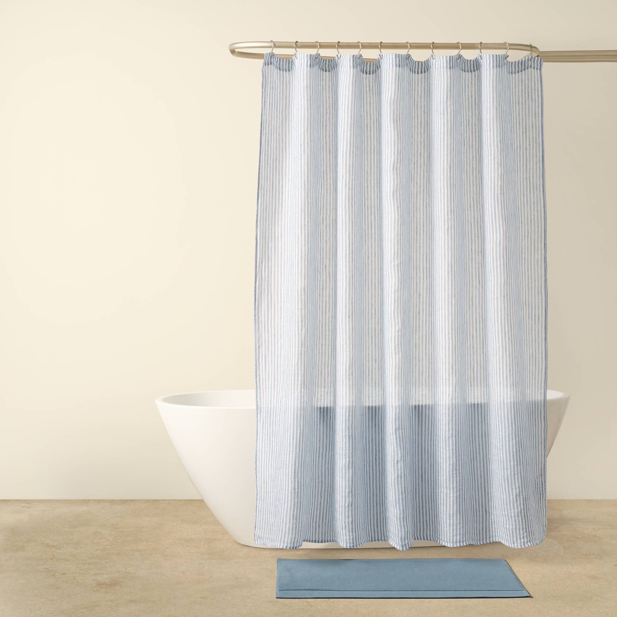 Linen Shower Curtain